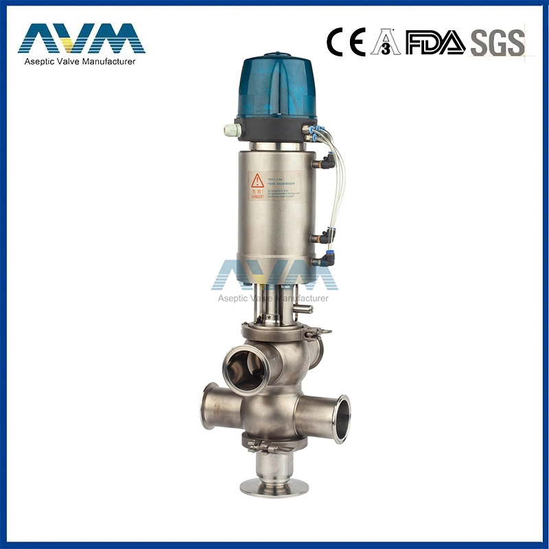 SS316L Pneumatic 53mm Mix-Proof Valve for CIP Recover