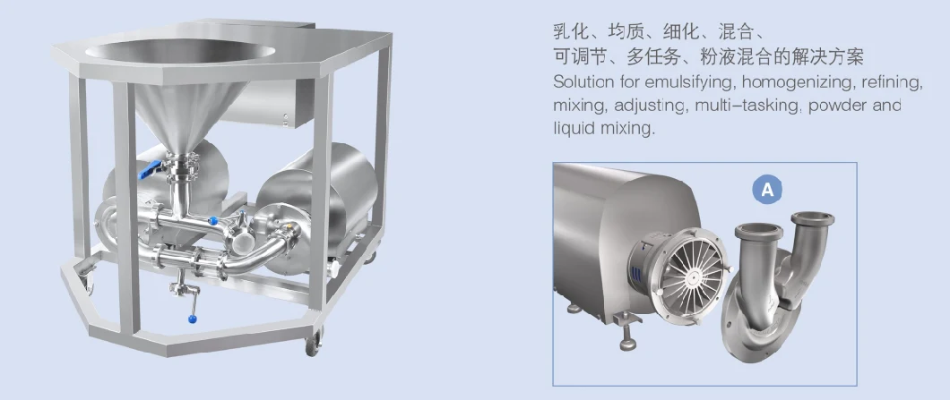 High Cleanliness Homogeneous Shearing Emulsifying Mixing Electric Pump